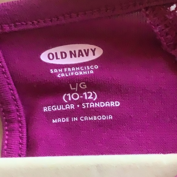 Old Navy comfy violet long sleeve shirt - Picture 4 of 5